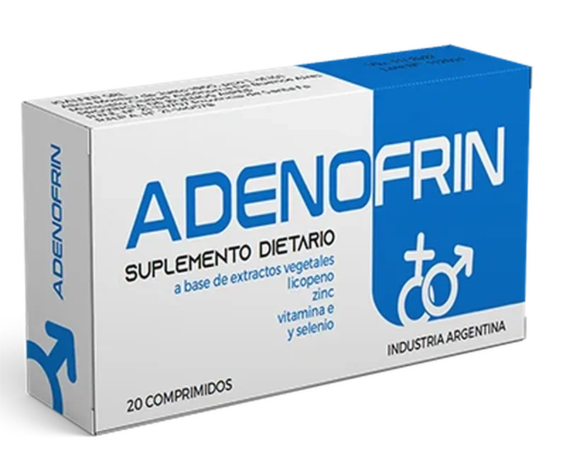 Adenofrin cápsulas para la próstata y la salud urológica masculina en Argentina
